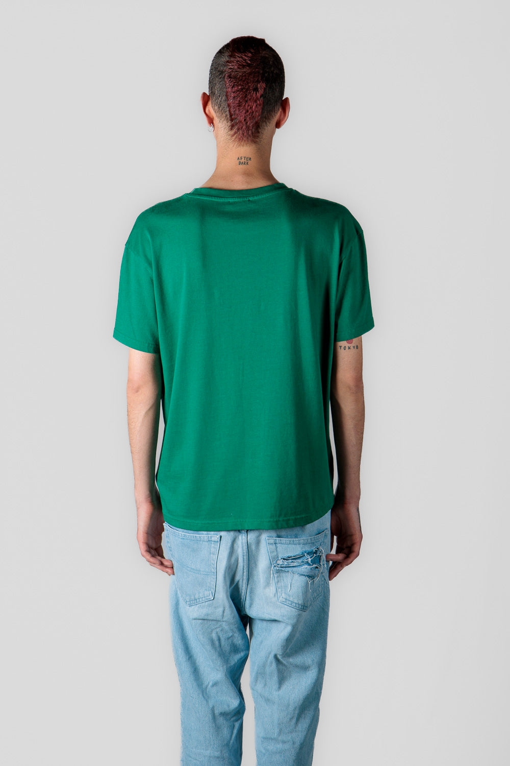 Green printed T-shirt