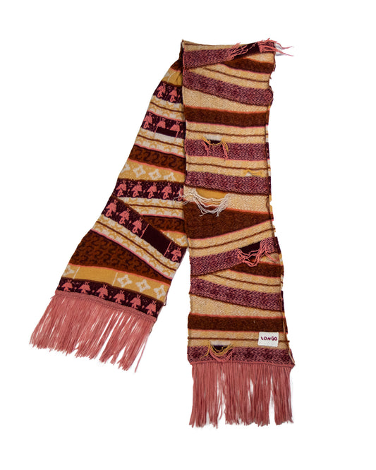 Jacquard Knitted Scarf 260x34 cm