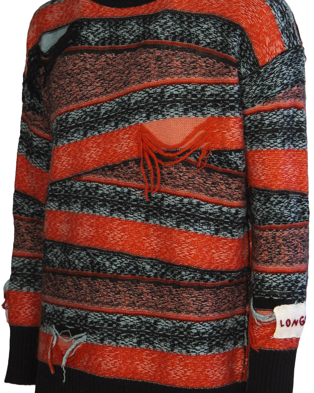 No-Gender Jacquard Crewneck Sweater