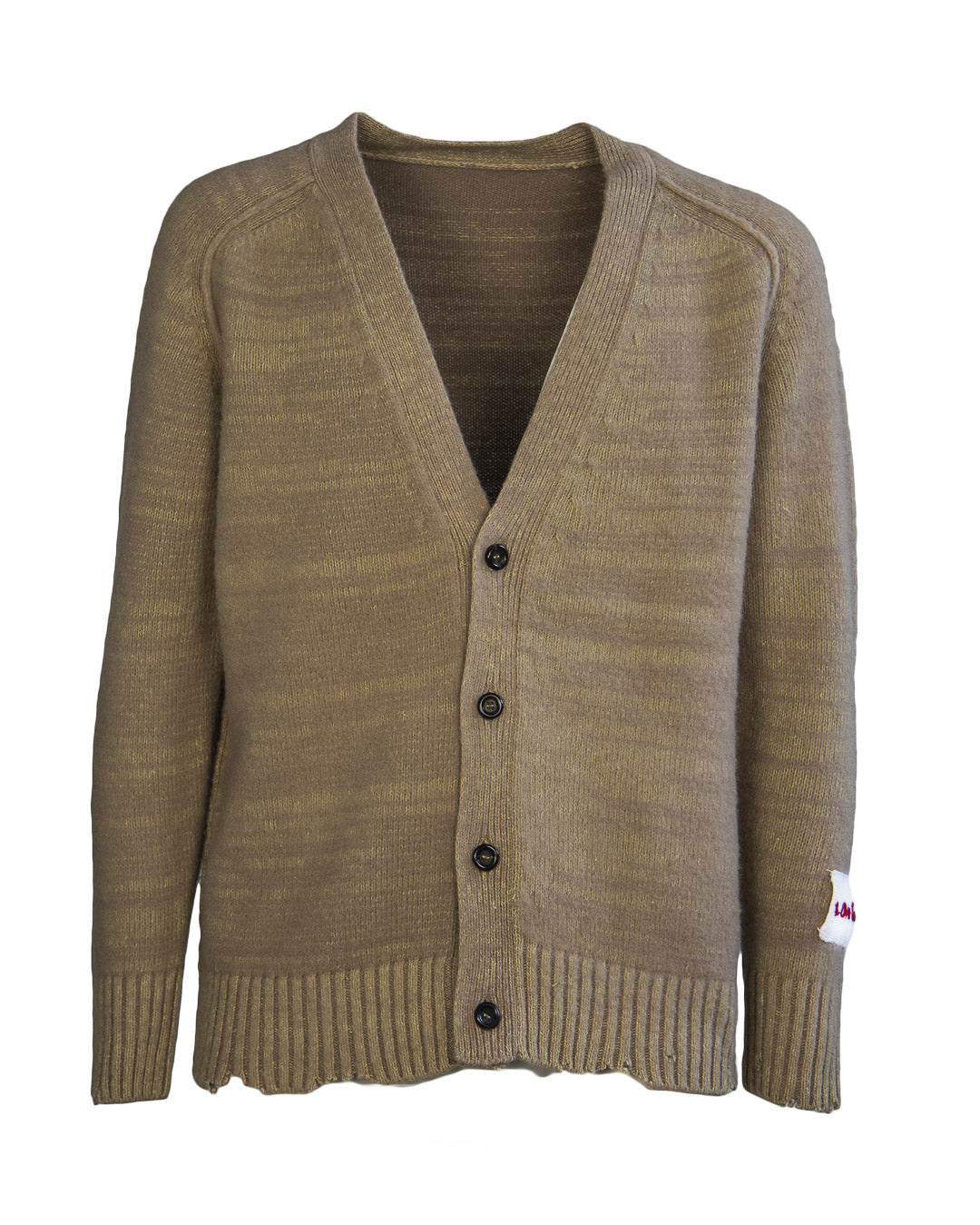 No-Gender V-Neck Cardigan w/set-in slvs