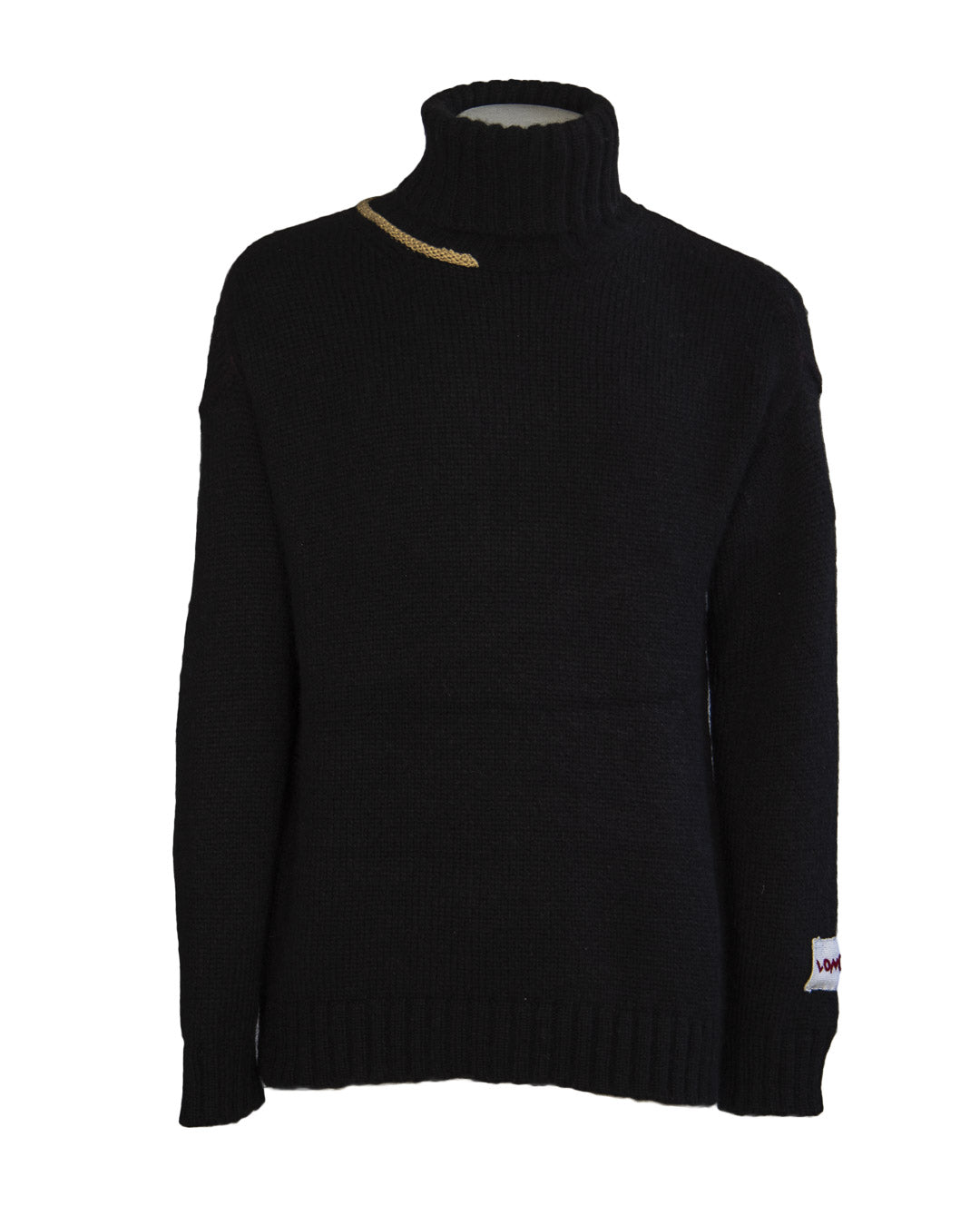 No-Gender t-Neck Sweater w/contrast