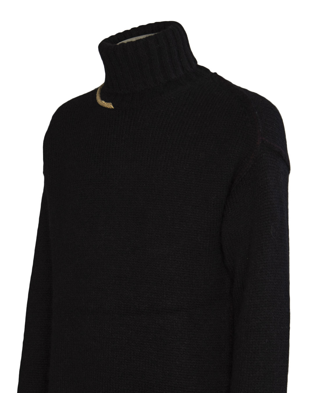 No-Gender t-Neck Sweater w/contrast