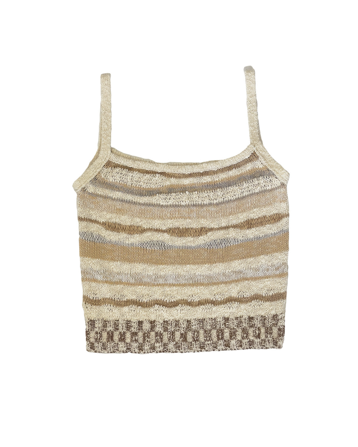 Ladies' Waves - Mouliné Knitted Tank Top