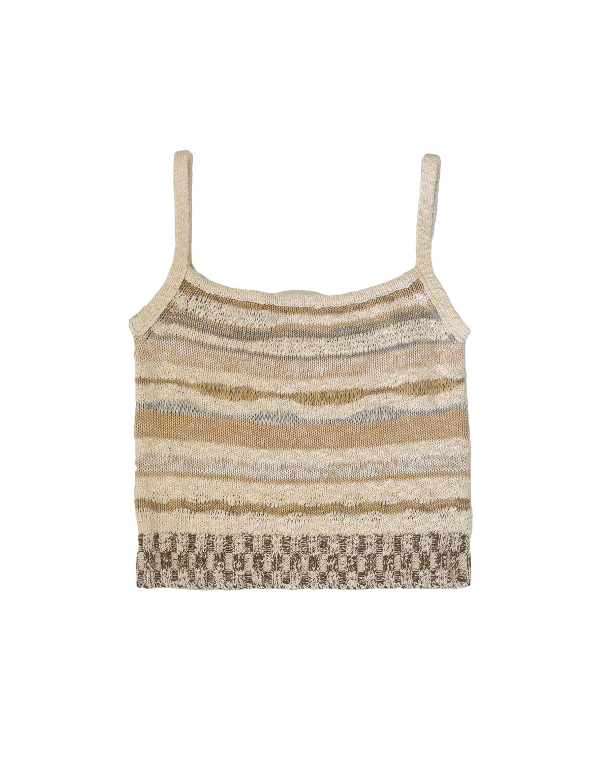 Ladies' Waves - Mouliné Knitted Tank Top