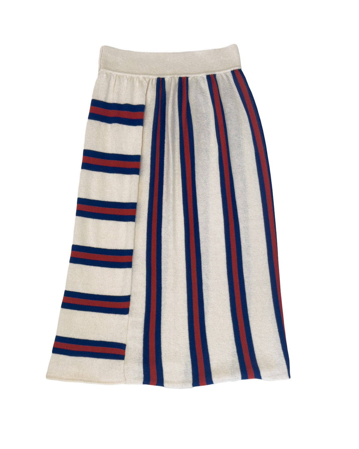 Ladies' Midi Skirt w/stripes