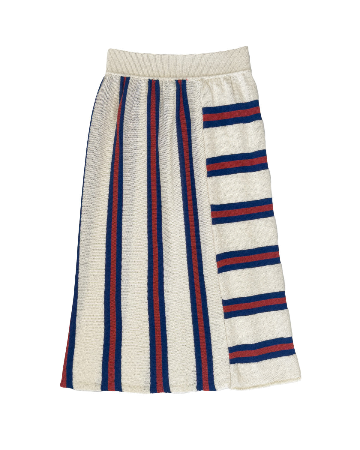 Ladies' Midi Skirt w/stripes