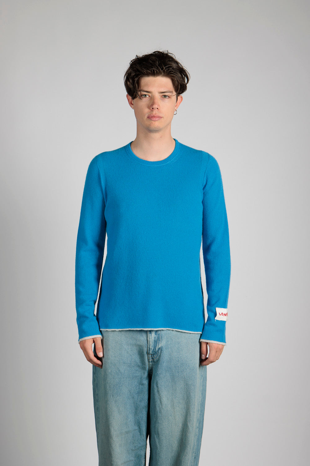 Crewneck sweater 100% cashmere