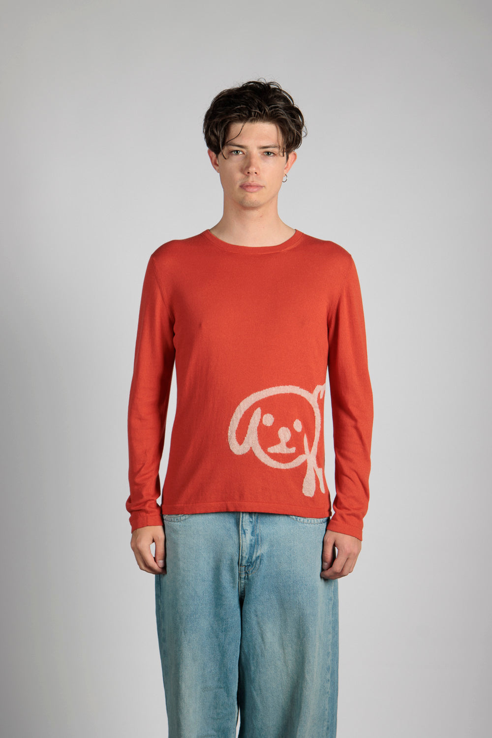 Crewneck sweater w/Sheep