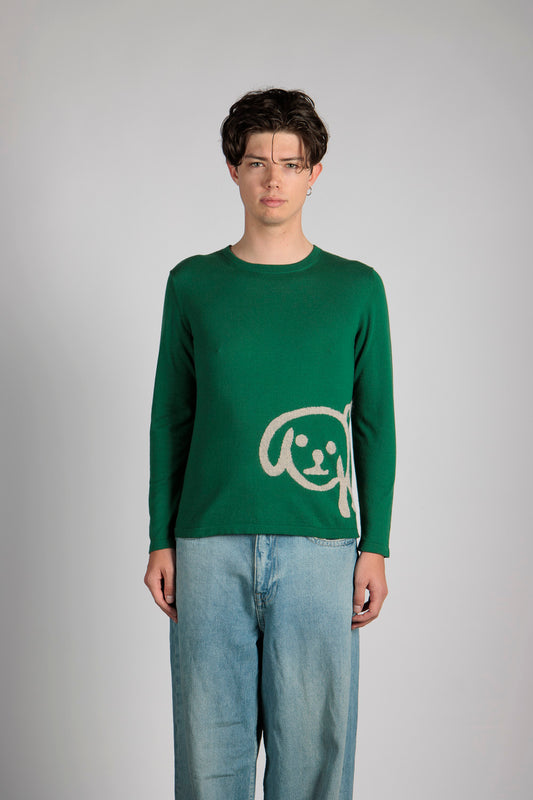 Crewneck sweater w/Sheep