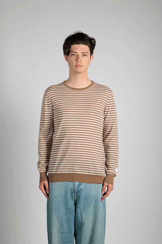 Sweater 100% Cashmere w/stripes