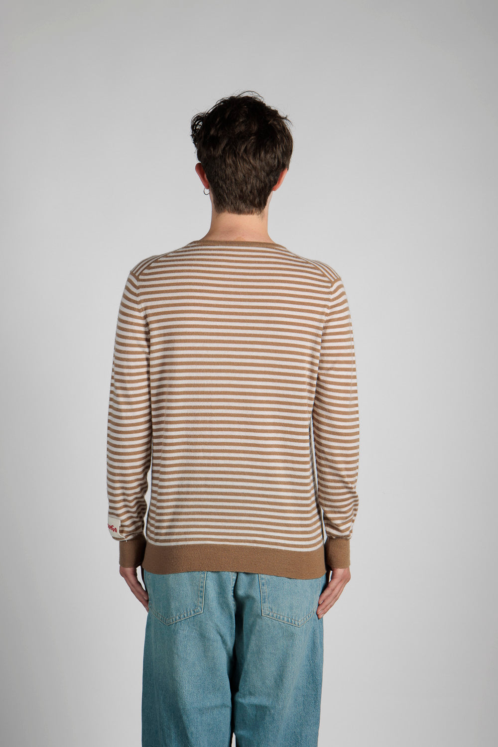 Sweater 100% Cashmere w/stripes