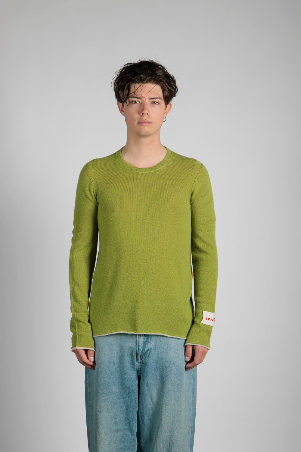 Crewneck sweater 100% cashmere